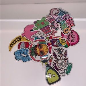 20 Unique Colorful Waterproof Stickers! (3 Extra)